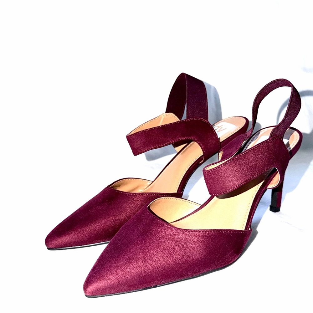 Dolce Vita Women's Burgundy Pointed-Toe Heels